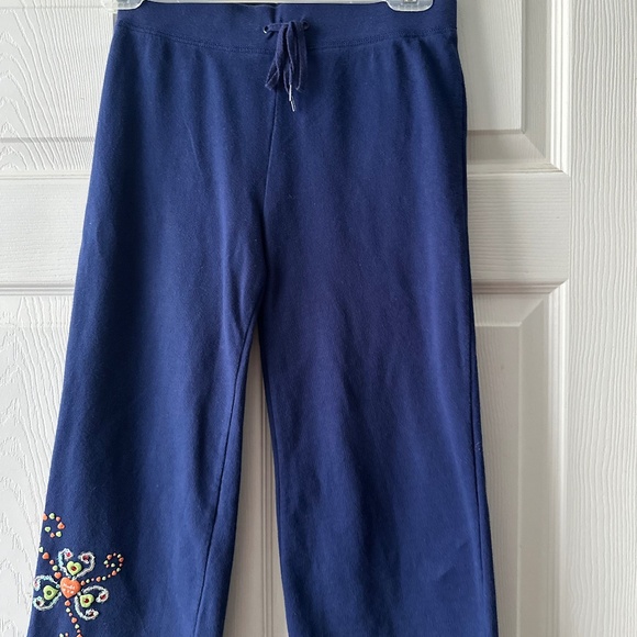 Mudd Girls, Navy blue sweat pant with draw string, Size M - Picture 3 of 4